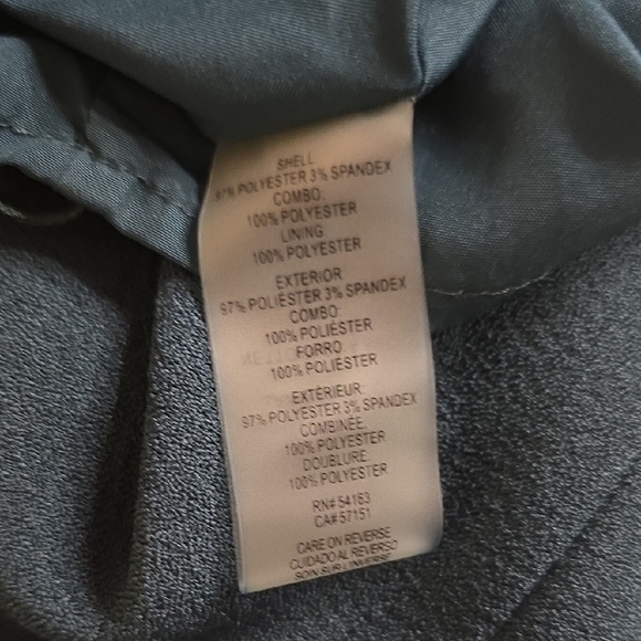 Karl Lagerfeld Blue Mini Dress with Lace Sleeves - Picture 5 of 11